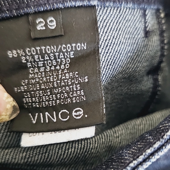 Vince Taylor High Rise Bootcut Dark Wash Stretch Jeans Women's Size 29 - Picture 10 of 10